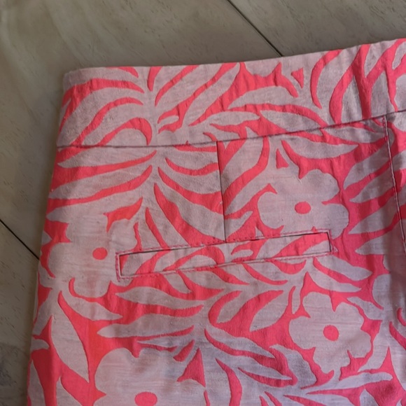 J. Crew 💕Shorts XS or 00 Pink and Hot Neon High waist pockets Woven Shorts - Picture 7 of 7